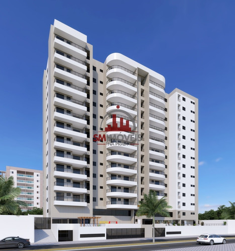 Apartamento 2 Dormitórios Frente Mar Na Vila Mirim Praia Grande - Ap02602 - 69232038
