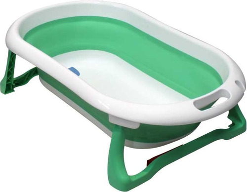 Imagen 9 de 10 de Bañera Para Bebe Love Plegable Patas Manijas Y Tapón + Red