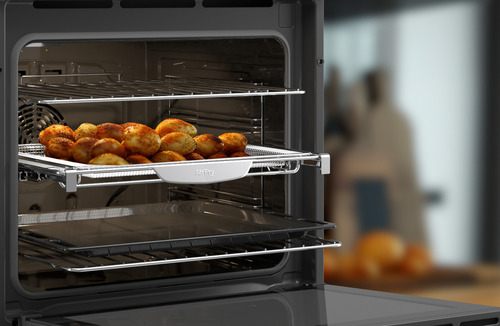 Horno Empotrable Eléctrico Con Air Fry Ormay He-60s5 73l Color Negro