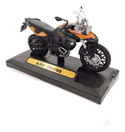 Miniatura Bmw F800 Gs Escala 1:18 Motor Rex