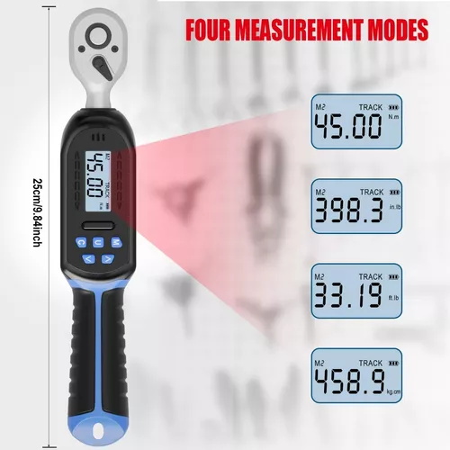 Llave Dinamométrica Digital 3/8 (2.2-44.3 Ft-lbs./3-60 Nm)