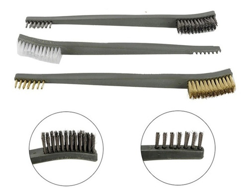Imagem 8 de 8 de Kit Para Limpeza De Armas E Airsoft Completo Com 7 Peças