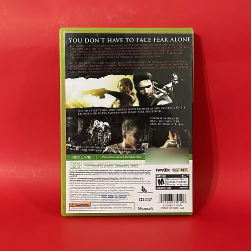 Resident Evil 5 - Xbox 360 (Usado)