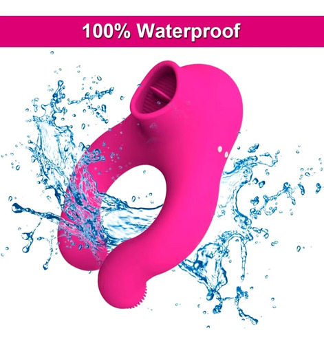 Massageador Portátil Helo Lambe Casal Control Rem. Premium Rosa-chiclete
