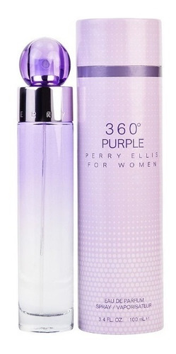 Perfume 360° Purple De Perry Ellis Mujer 100 Ml Eau De Parfum Nuevo Original