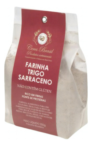 Kit 6x: Farinha De Trigo Sarraceno Sem Glúten Ceres 200g