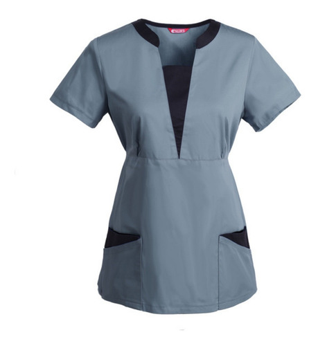 Uniforme De Enfermería Para Mujer, Blusas De Manga Corta Con
