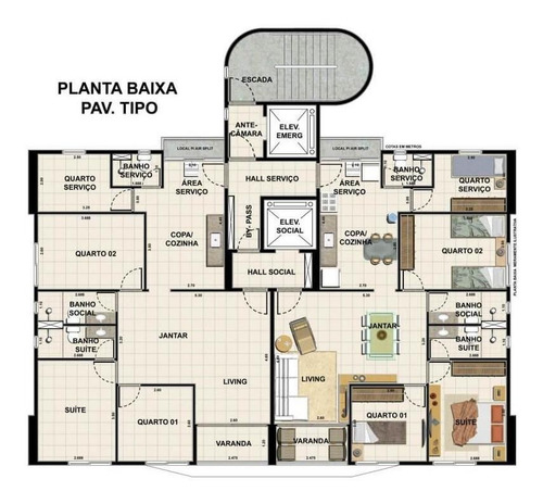 Imagem 6 de 8 de Apartamento Com 3 Dormitórios À Venda, 86 M² Por R$ 846.426,48 - Boa Viagem - Recife/pe - Ap10274