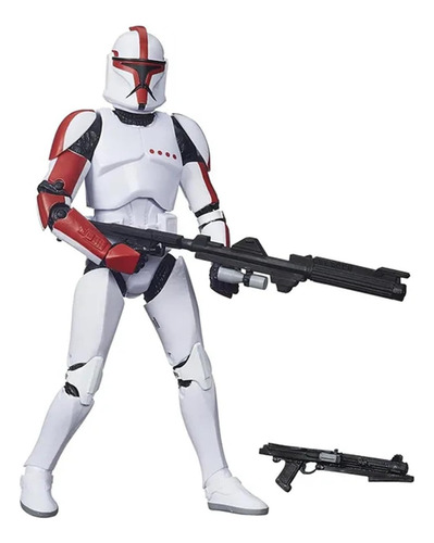 Clone Trooper Captain #13 Black Series 6¨ Rojo Phase 1