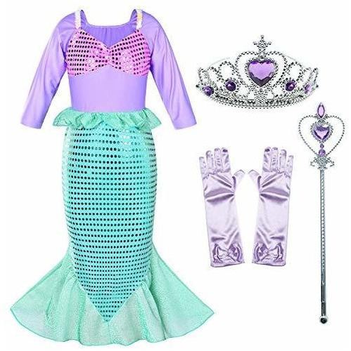 Fiesta Chili Little Girls Mermaid Costume Princess P9vbd