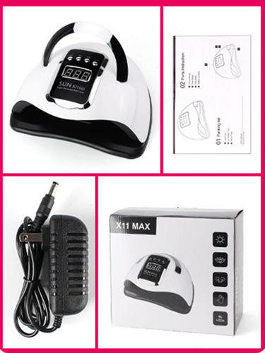 Lámpara De Terapia De Luz De Uñasnail Art Luz Led Lámpara Uv