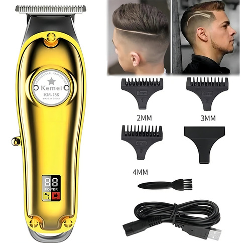 Kit Profissionais Kemei Cortar Acabamento Perfeito Ótimo