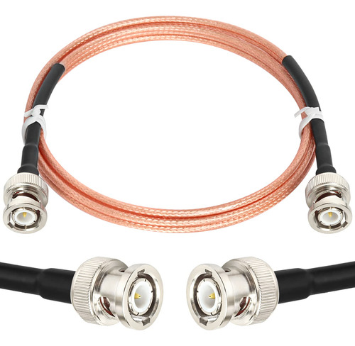 Xrds -rf Cable Bnc De 6 Pies, 50 Ohmios, Cable Bnc Macho A B