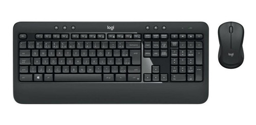 Teclado E Mouse Ambidestro Combo Sem Fio Logitech Mk540