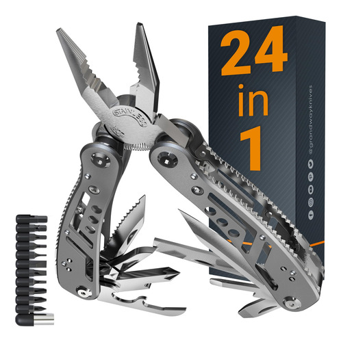 Multiherramienta Con Mini Herramientas Cuchillo Alicates Mej