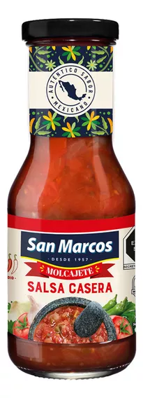 Salsa Casera Molcajete San Marcos  500 Grs