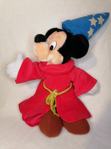 Peluche Original Mickey Mouse Hechicero Fantasia Disney 35cm