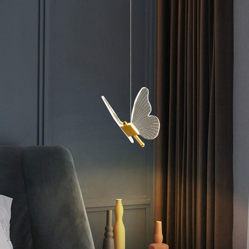 Lámpara Colgante Led De Mariposa, Pc 1 Pc 1 Los 20x18x15cm