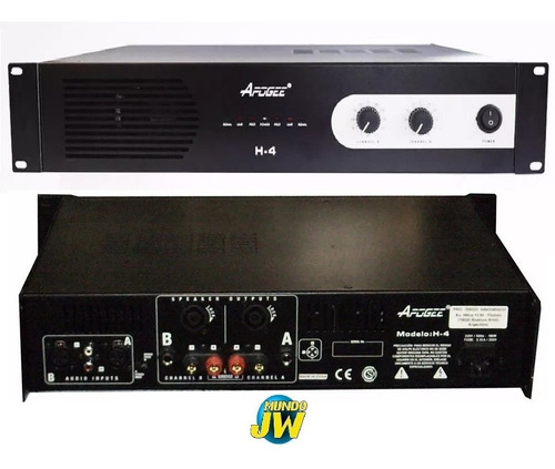Apogee H4 Potencia Amplificador 150w X 2 En 4ohms 300w