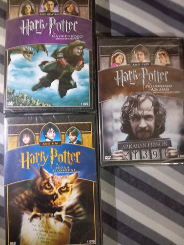 Dvd Harry Potter, E A Pedra Filosofal, Ordem Da Fênix E O Ca