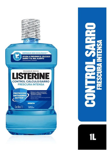 Listerine Control Sarro Frescura Intensa 1 Litro