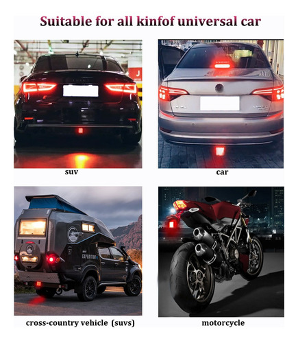 Luz Trasera Led De Navegación Para Coche, Freno Parpadeante