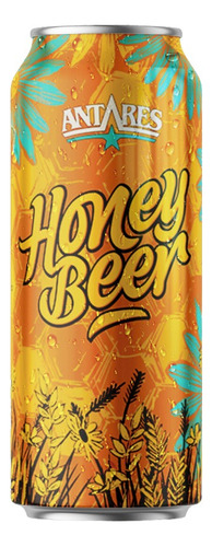 Cerveza Artesanal Antares Honey Beer Rubia Lata 473ml