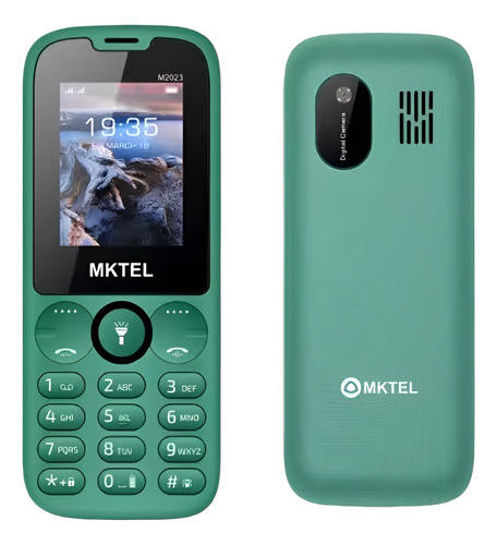 Telefono Celular Economico Basico Mktel Romy Dual 2g Lintern Verde