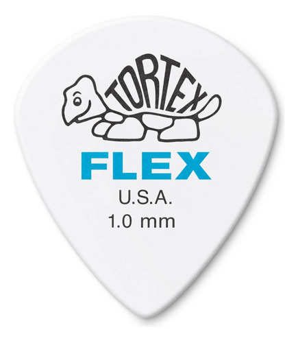 Kit de 12 cuchillas Dunlop Tortex Flex Jazz Iii, 1 mm, 468 peniques, utiliza color blanco