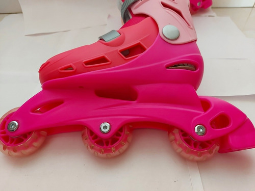 Imagen 5 de 8 de Patines Lineales Ajustables Para Niñas