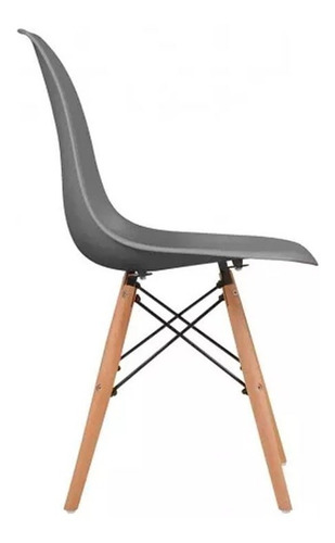 Kit X 2 Sillas Eames Madera Para Comedor