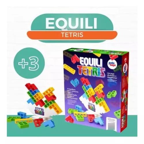 Brinquedo Equili Tetris Blocos De Montar Jogo Raciocinio em Promoção na  Americanas