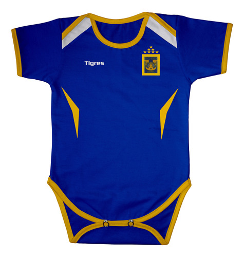 Pañalero Tigres De Uanl - Diseño Exclusivo - Algodón Peinado