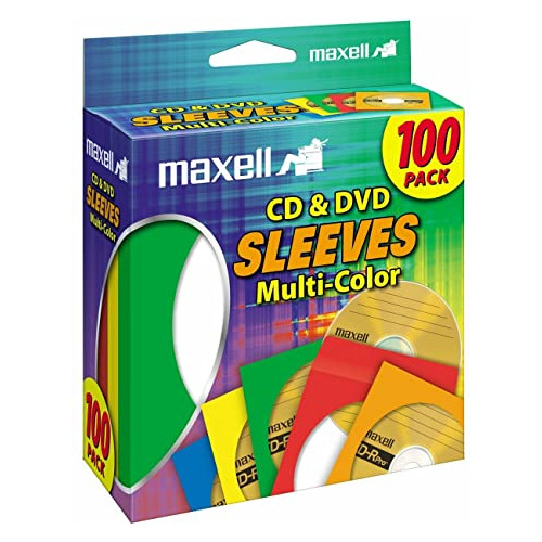 Fundas De Almacenamiento De Cd/dvd (paquete De 100; Col...