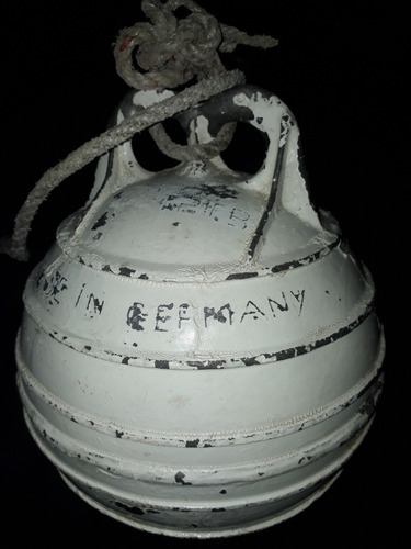 Reliquia.boya Muy Antigua, Alemana De Barco De Arrastre