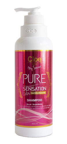 Shampoo Pure Sensation Cloe Color Cabello Tinturado 400ml
