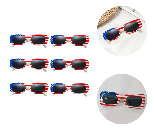 Gafas De Sol Del Día De La Independencia Con Estampado 3d Pa