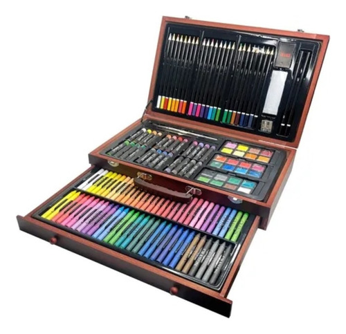 Maleta De Arte Deluxe Art Set 143 Piezas Kit Lapices Pintura