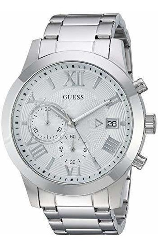 Reloj Guess Para Hombre U0668g7 De Cuarzo Color Plateado