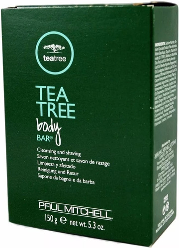 Imagem 1 de 5 de Sabonete Paul Mitchell Tea Tree Body Bar 150g + Brinde