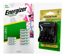 Comprar Pilas Energizer Recargable 6 Pilas Aa Y 4 Pilas Aaa+cargador