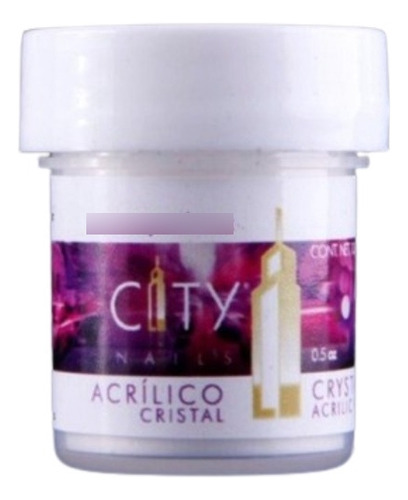 Acrílico Crystal (clear) (28grs) - City Nails