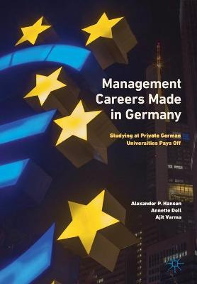 Libro Management Careers Made In Germany : Studying At Pr...