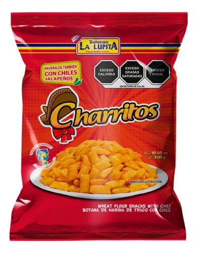15 Bolsas De Charritos La Lupita 300g Botana Yucateca