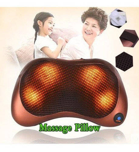 Casa Coche Calor Almohada Masaje Shiatsu Masaje De Amasamien