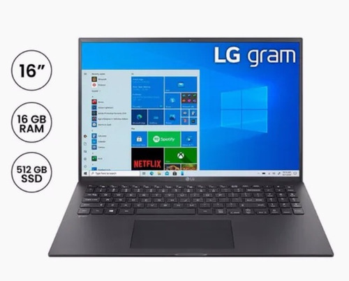 Laptop LG Gram Ultraligero, Pantalla Ips De 16 - 16z90p-g