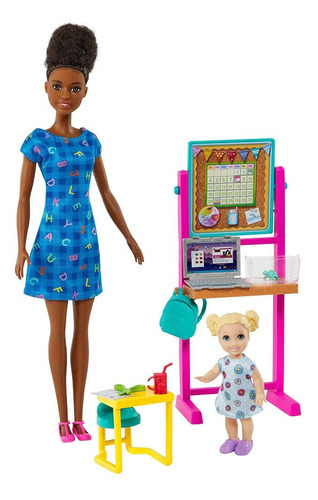 Barbie You Can Be Anything Professora Negra - Mattel