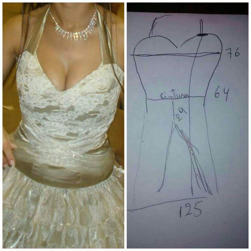 Vestido Para Egresada Novia O Quinceañera (Usado)