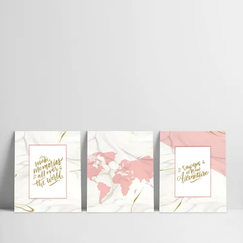 Cuadros Decorativos Travel Pink