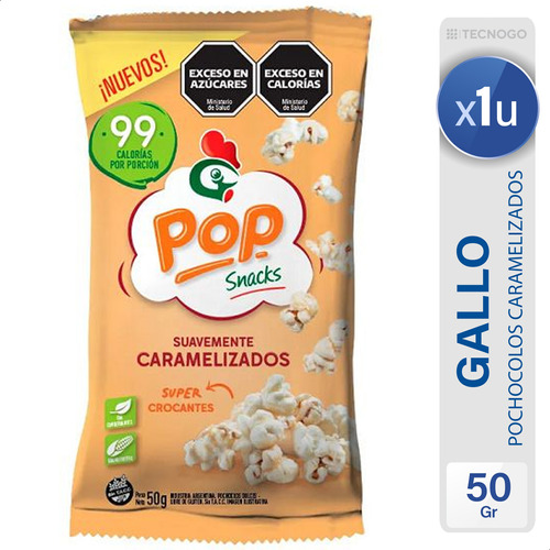 Pochocolos Caramelizados Gallo Snacks Pop Sin Tacc